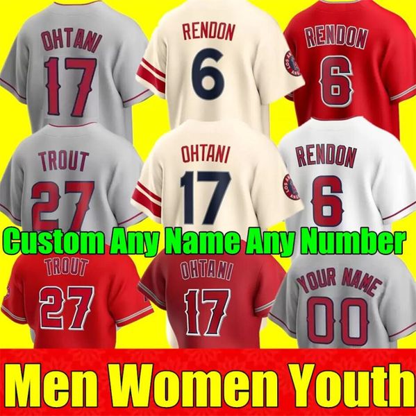 

baseball jersey mike trout los angeles shohei ohtani angels rendon david fletcher reggie jackson reid laazooo detmers brandon drury urshela, Black