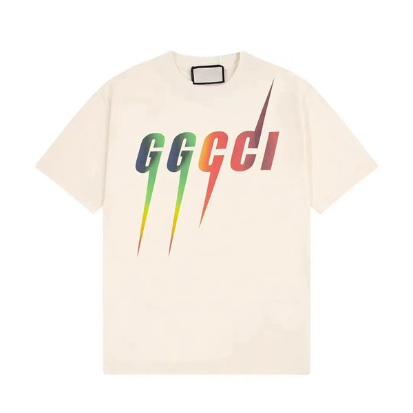 

men's t-shirts designer t shirt tees wear summer round neck sweat absorbing short sleeves outdoor breathable cotton printed lovers clot, White;black