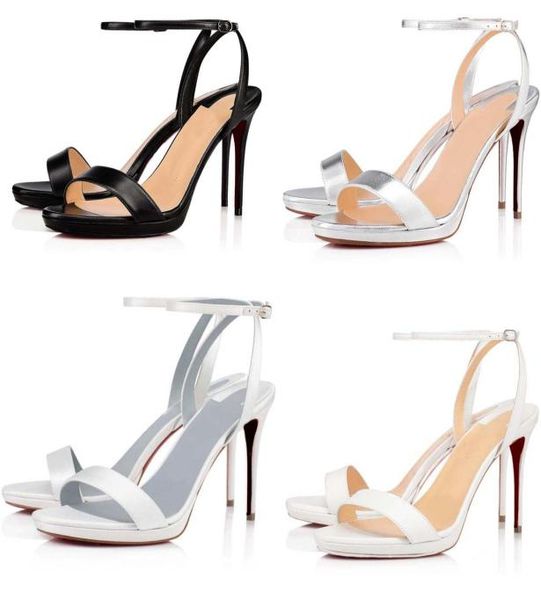 

luxury brand woman sandal design high heel summer sandals queen 100mm platform sandal ankle strap wedding party dress pumps with b2116997, Black