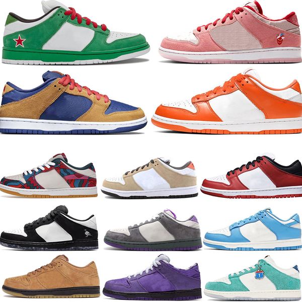 

2023 men women sb running shoes women low dunks sneakers with box grey fog chicago kentucky panda chicago court purple dusty olive valentine, Black
