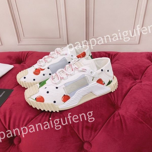 

new vintage casual shoes calfskin reflective sneaker designer mens women sneakers fashion shoes shoe leather trainers, Black