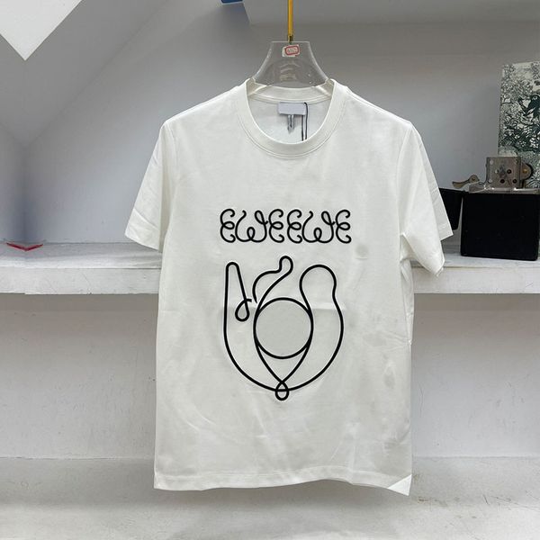 

mens t shirt designer fashion letter print tees 23ss t-shirts women casual loose shirts size 3xl 4xl zeby, White;black
