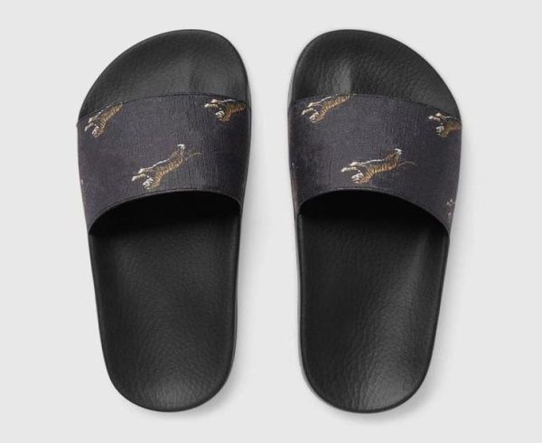 

classic male female rubber slippers summer beach slides many styles large sizes women men fashion sandals wild flat scuffs 5059425, Black