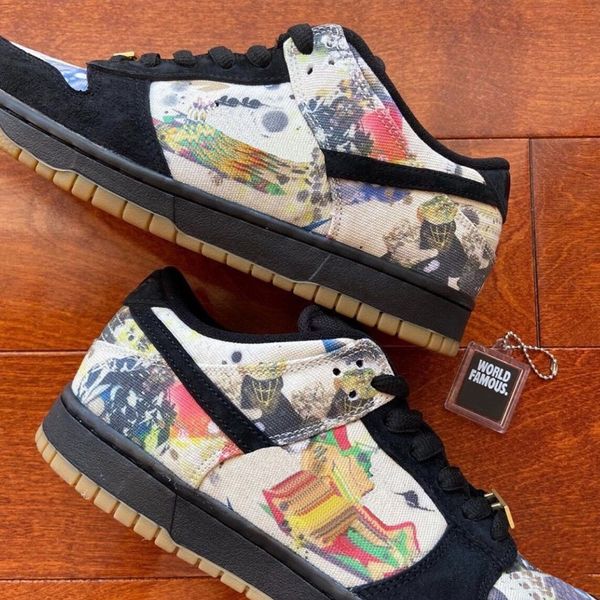 

2023 rammellzee running shoes fd8778 001 black multi color mens womens trainer sports sneakers jogging walking platform fashion shoe 36-45