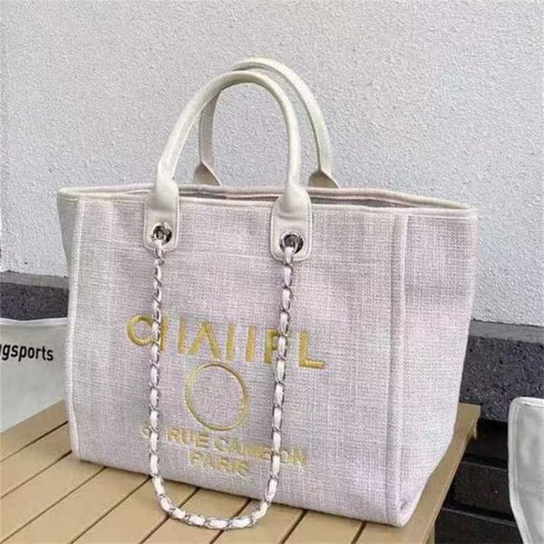 

50% off classics luxury women's handbags beach pearl canvas embroidered chain packs bag small large pack t42u