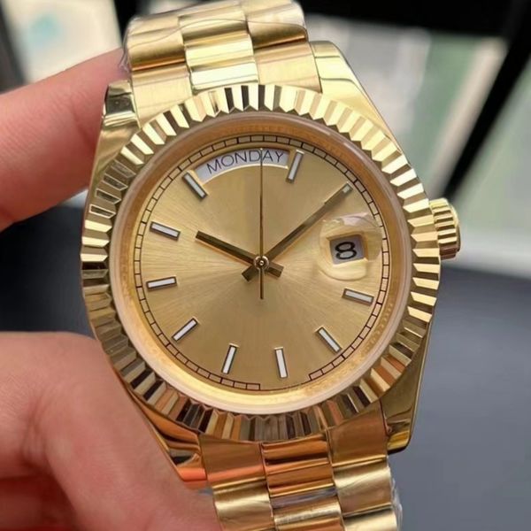 

luxury aaa watchs mechanical watches datejust 40mm stainless steel designer watches swimming wristwatches sapphire luminous factory montre d, Slivery;brown