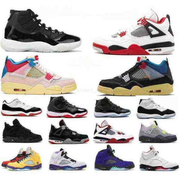 

2022 jubilee 25th anniversary 11s basketball shoes 4s black 5 fire red silver tongue 11 space jam low white bred sneaker trainer