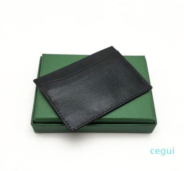 

men women credit card holder classic mini bank card holder small slim wallet wtih box1043038, Brown;gray