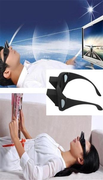 

creative lazy periscope horizontal reading glasses watch tv lie down mirror turn page 90Â° view eye glasses 6pcslot 2247068
