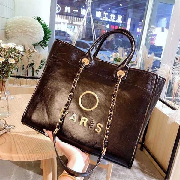 

80% off luxury women's handbags beach metal badge tote bag designer small female capacity large leather one shoulder backpack 98m4