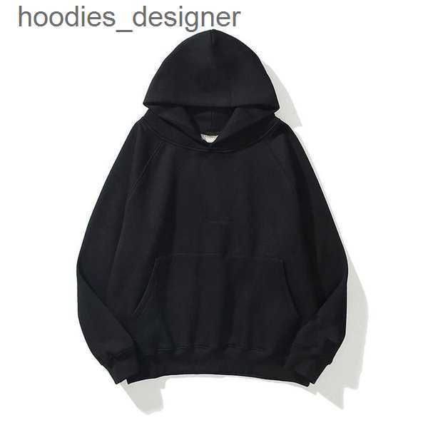 

hoodies designer essentail hoodie sweater men's women's fashion streetwear pullover sweatshirt loose essentail hoodie couple fleec, Black