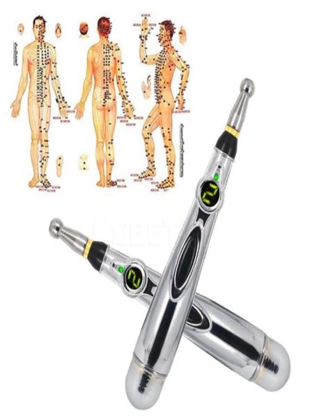 

new electronic acupuncture pen therapy pen safe meridian energy heal massage body head neck leg health massageadores9985944