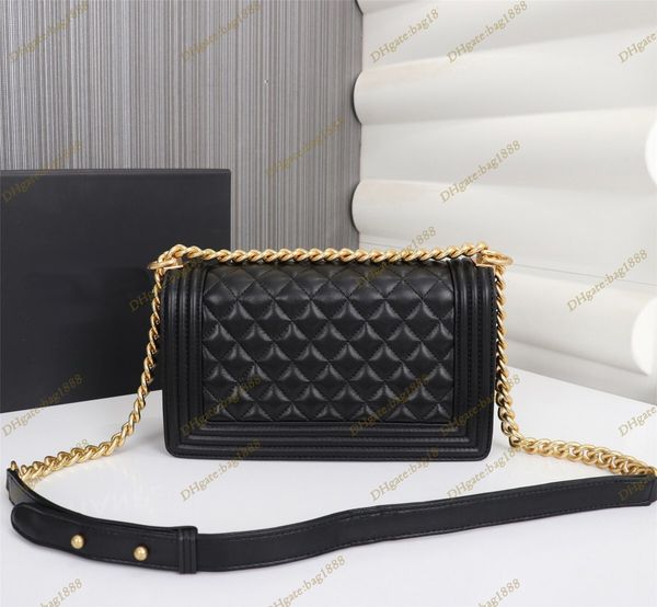 

5a luxury designer bag classic plaid women's bag fashion chain handle bag horizontal flap sheepskin small square bag retro one shoulder