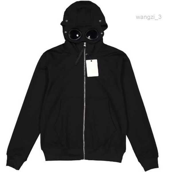 

& sweatshirts designer cp stone pure simple personality women trend sanitary cloth jaet hat glass zipper hoodie 3 4ruq, Black