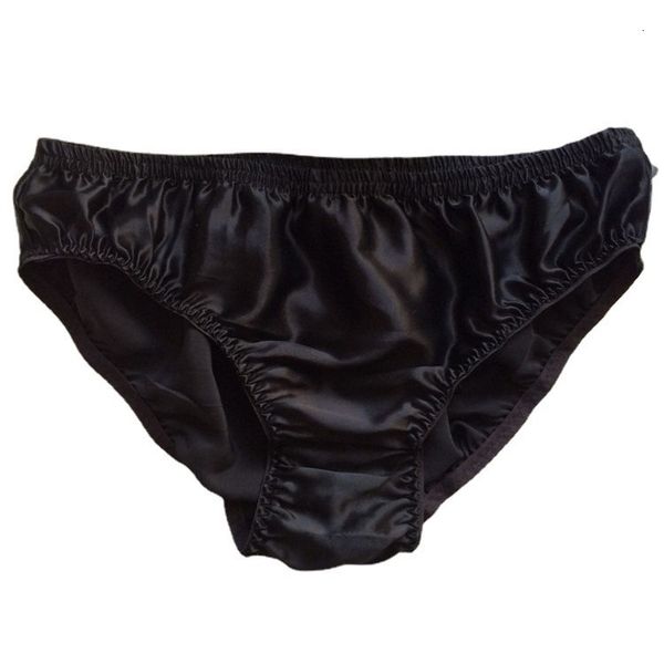 

-selling 100% silk panties male mulberry trigonometric underwear men briefs 210727, Black;white