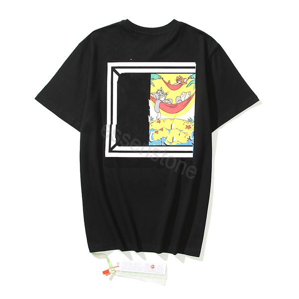 

women's t-shirt womens summer latest t shirt offs fashion mens di sney series printing t shirts casual short sleeve size s-xxl, White