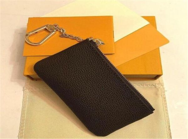 

designer coin purse key pouch pochette keychains ring credit card holder luxury mini wallet shoulder bag7465169, Red;black