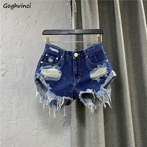 

women's shorts shorts women distressed denim korean style personal ins girls wide-leg clothes summer high waist chic vintage y2k 230419, White;black