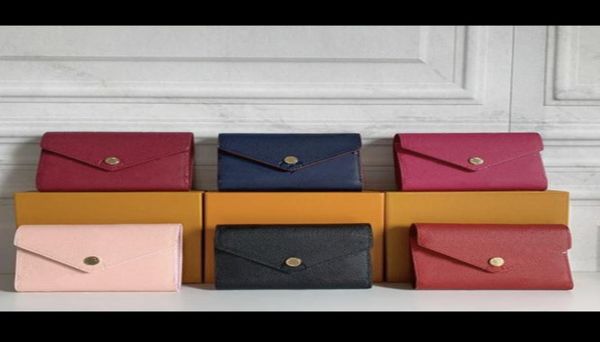 

genuine leather women039s wallets sold with box embossed leather solid color short wallet1818246, Red;black