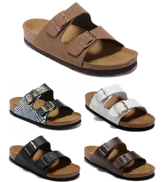 

arizona fashion men women cork slippers new summer lovers039 beach gladiator buckle strap sandals shoes flat casual shoes9863276, Black