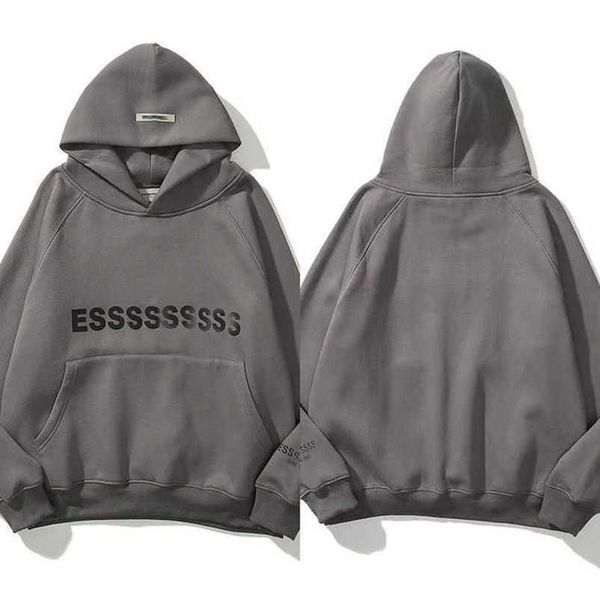 

luxury men's classics tracksuits essss entials sweatshirts letter hoodies men women sportswear hooded pant coat sweater pullover coupl, Black