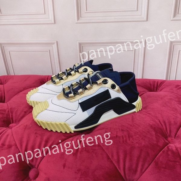 

2023 new luxury designer trainers shoes platform shoes comfortable breathable web sneaker women men, Black