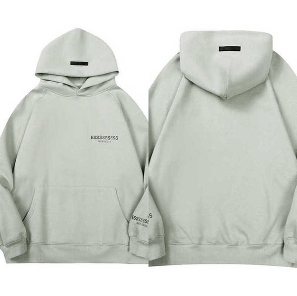 

classics men's luxury sweatshirts essss entials tracksuits letter hoodies men women sportswear hooded pant coat sweater pullover coupl, Black