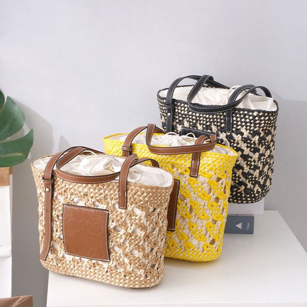 

women designer bag fashion tote straw beach crossbody bags large casual handbag grass knitting shopping totes for purchase