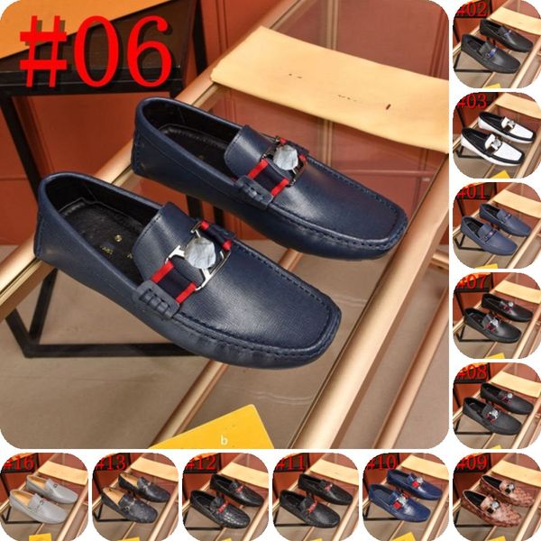 

19model luxurious slip-on loafers for men shoes soft driving moccasins flats male walking shoes suede casual designer loafers summer men&#03, Black