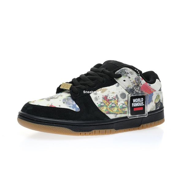 

shoes shoes low rammellzee sneakers skates shoes sports fd8778-001, White;red