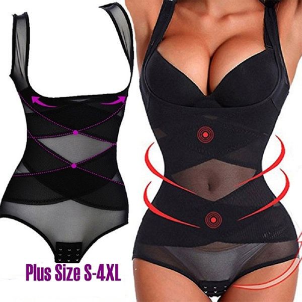 

women's shapers waist trainer women corset slimming underwear body shaper binders shapewear faja belly sheath reductive girdle bodysuit, Black;white