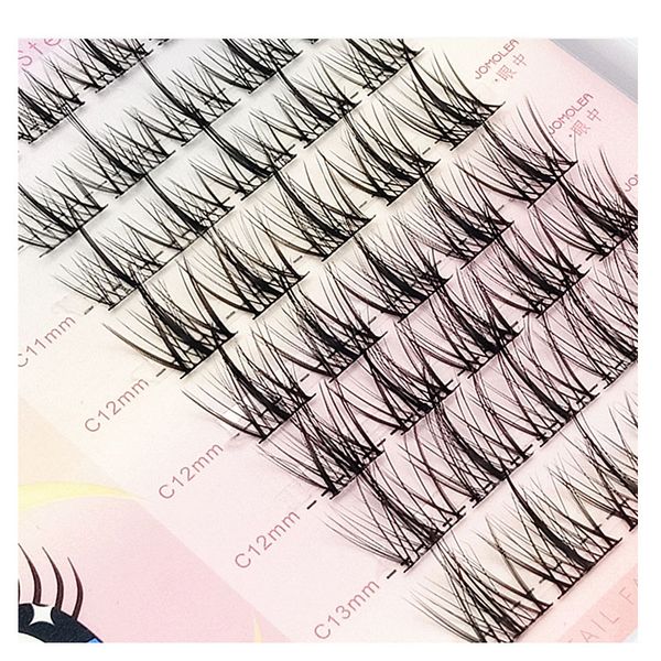 

lazy characters trilogy false eyelash female natural simulation single cluster since sticky fish tail cartoon fairy hair under eyelash graft