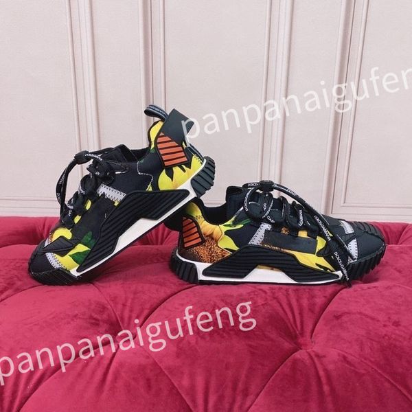 

new luxurys designer casual shoes mens vintage trainers sneakers women fashion shoe lace-up platform sneaker, Black