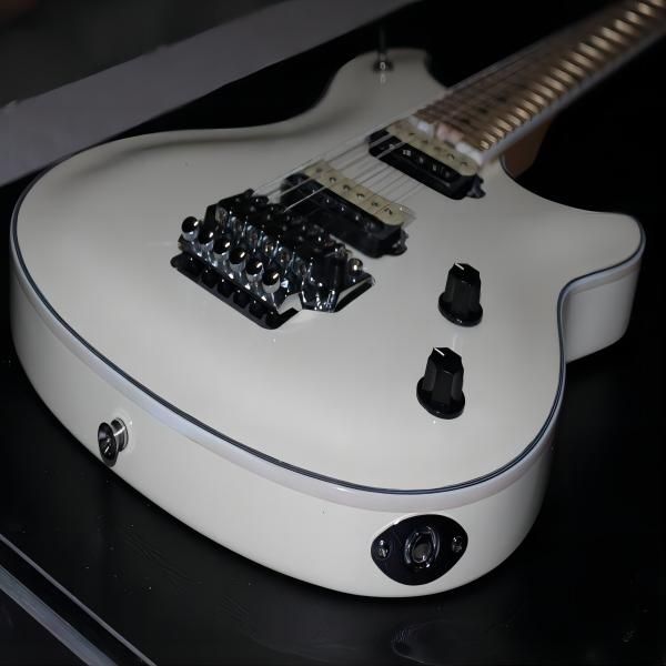 

china musical instruments new arrival white electric guitar ing
