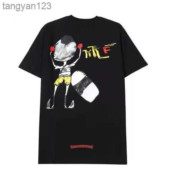 

designer classics mens t shirts heart brand crew neck short sleeves tees ch t-shirts sweater casual horseshoe sanskrit g3eg#zl26, White;black