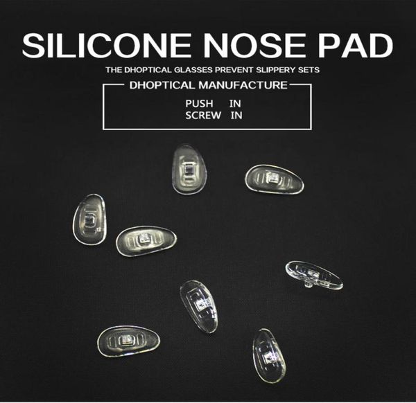 

silicone nose pad eyeglasses nose pad 1000pcs glasses part screw in push in2190100