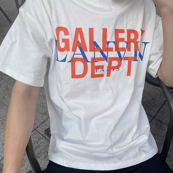 

men's t-shirts galleryse depts designer brand gary dept co branded short sleeve lettered print high street fashion casual round neck ve, White;black