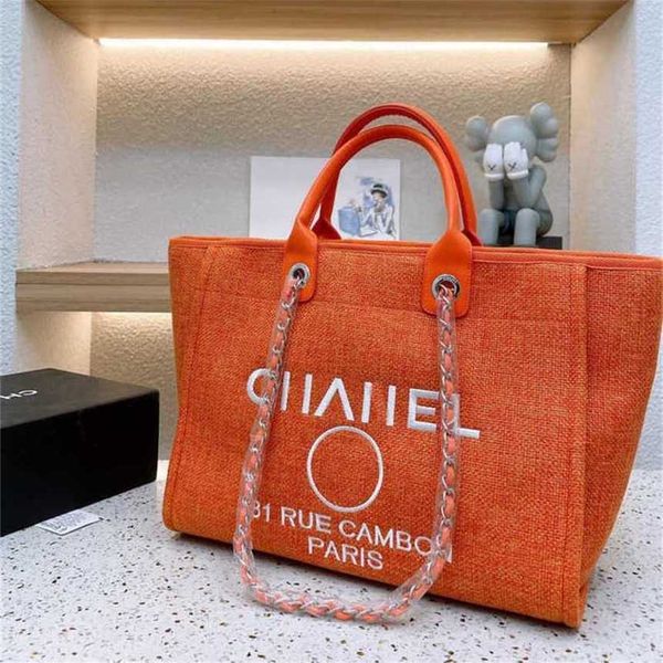 

50% off luxury women's classics handbags beach pearl canvas embroidered chain packs bag small large pack gnhq