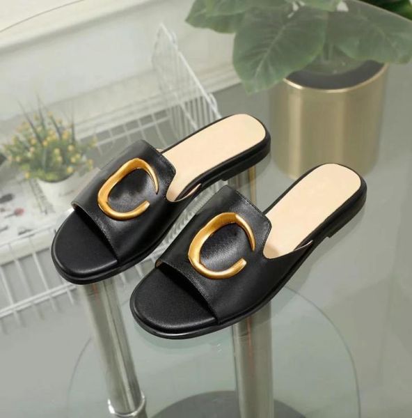 

sandals blue white stripes sandals denim flat slippers shoes ladies summer outdoor beach causal flip flops genuine leather sole sh6136246, Black