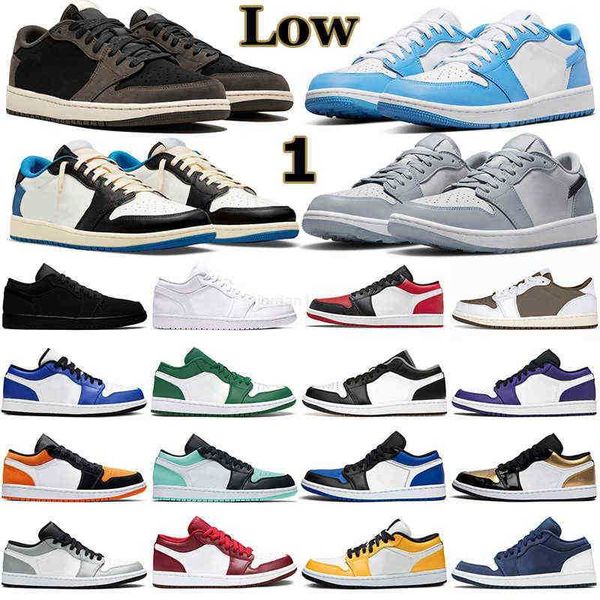 

1 low men basketball shoes 1s reverse dark mocha fragment unc wolf grey black bred toe game royal court purple mens women trainers outdoor