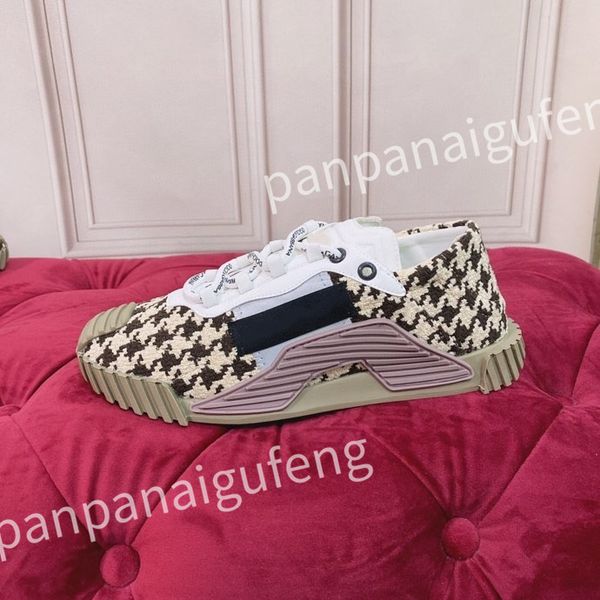 

2023 luxurys vintage casual shoes calfskin reflective sneaker designer mens women sneakers fashion shoes increasing platform shoe leather tr, Black