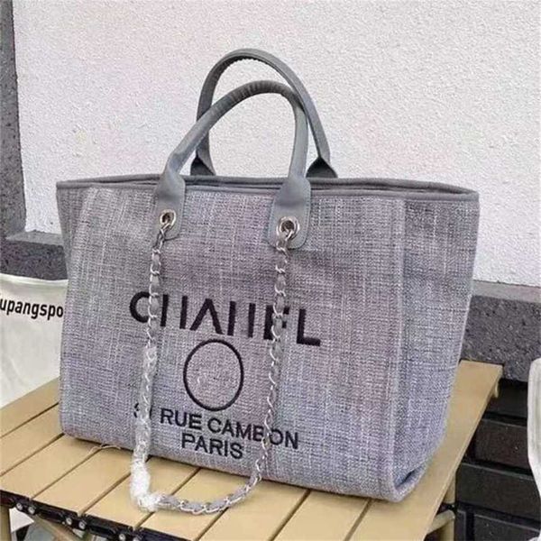 

50% off women's classics luxury handbags beach canvas embroidered chains packs bag small large pack l04m