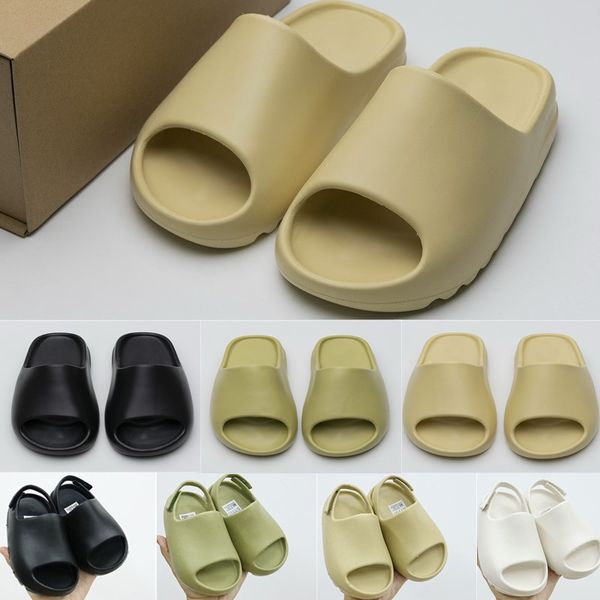 

slippers kids shoes eva foam runner parent-child slipper baby sandals slides boy gril resin fashion toddler black trainers kid shoe children, Black;grey