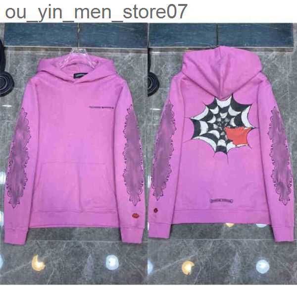 

luxury men's jackets chrome designer zipper sweatshirts heart horseshoe cross print brand ch hoodies women chromes coat casual pullover, Black