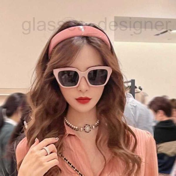 

sunglasses designer 23 new triumphal arch women's rose pink plate large face slim 2px1, White;black