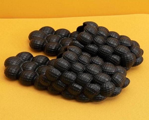 

fashion slippers women sandal flat ladies characteristic bubbles casual slides summer outdoor beach female xx6475213177, Black