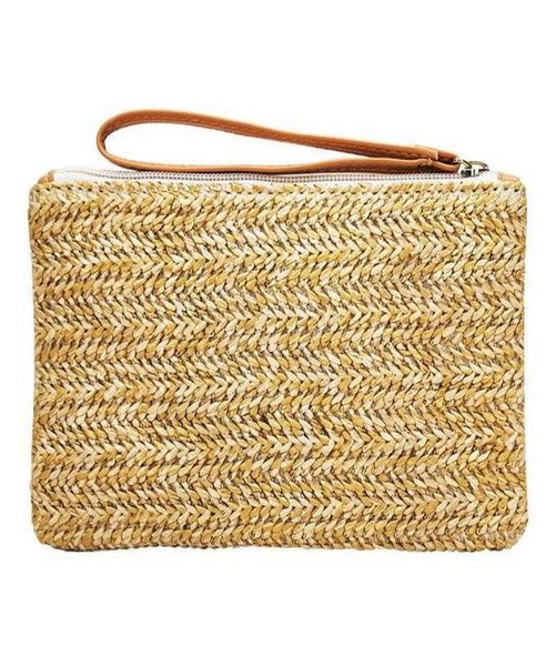 

purses mini straw hand coin woven purse bag weaving clutch bags casual summer beach mobile phone key pocket pouch pack for women9590908, Red;black