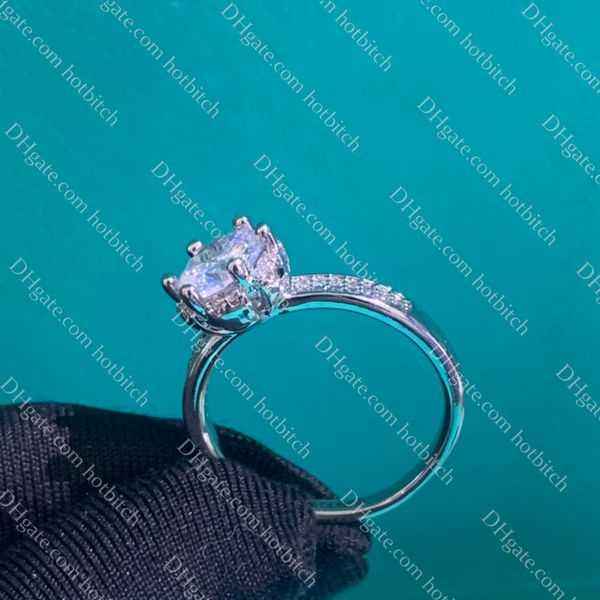 

diamond ring luxury women band rings designer wedding rings for women jewelry anniversary gift with box, Silver