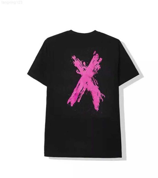 

men's t shirts fashion anti social club cross print t-shirt casual couple short633318vz, White;black