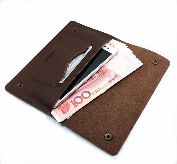 

gugle famous brand mens real leather vintage manual hasp design wallet fold soft leather long clutch bag phone wallet7384607, Red;black